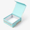 Caja de comida con accesorio de lazo, cartón Kraft y papel artístico para galletas, cigarrillos, brillo de labios, embalaje, impresión en relieve de logotipo