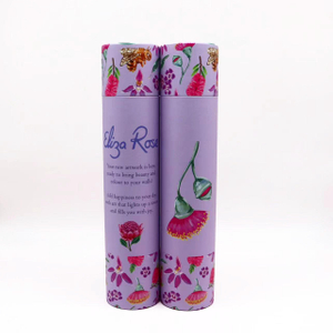 Tubos de envío de papel vendibles de Hallpack con los tubos de envío del anuncio publicitario de la tapa Tubos de cartón de papel para el cartel