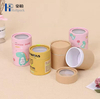 Conjunto de cajas de rosas de gamuza preservadas, cartón de embalaje para flores, regalo de flores de papel rígido biodegradable personalizado de forma redonda