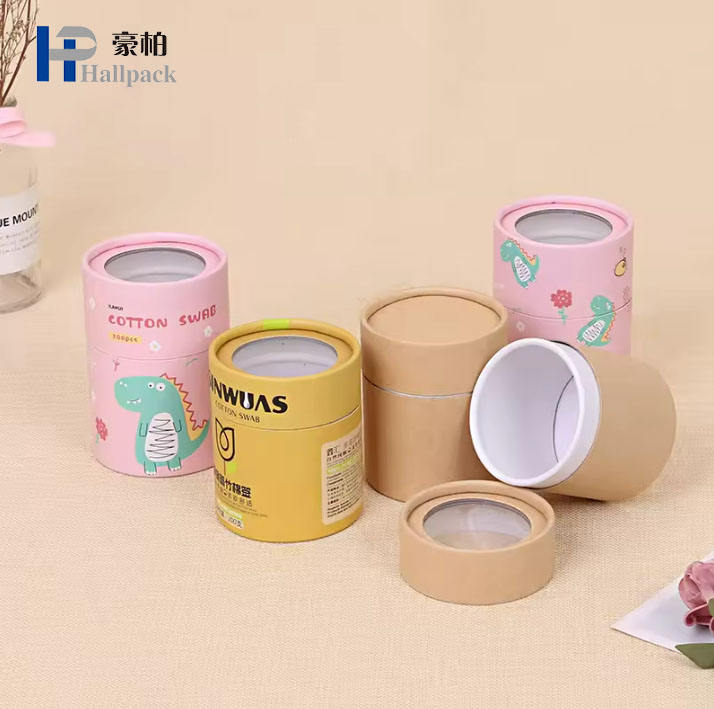 Conjunto de cajas de rosas de gamuza preservadas, cartón de embalaje para flores, regalo de flores de papel rígido biodegradable personalizado de forma redonda