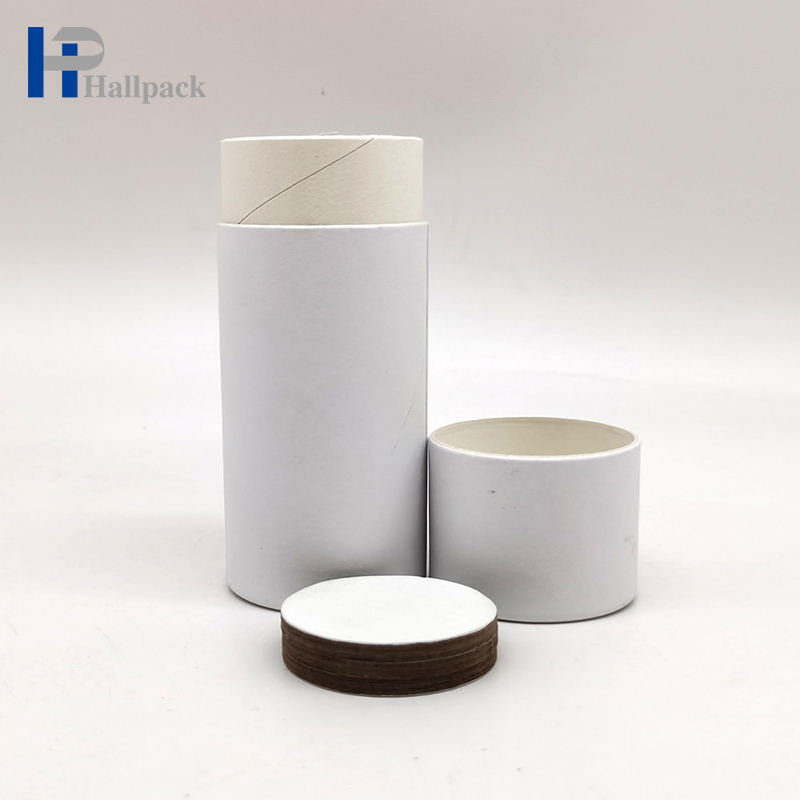 Tubos de papel Kraft personalizables para envases de cigarrillos desodorantes, forma redonda en relieve para uso artesanal de vino, impresiones de logotipos personalizados