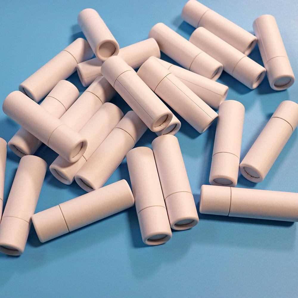 Tubos vendedores calientes del protector labial del tubo de papel del desodorante blanco 3,5 con precio bajo
