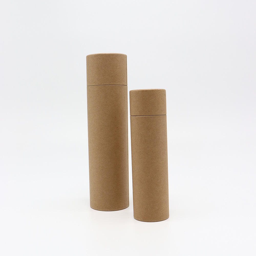 El papel biodegradable puede enrollar los tubos de papel Tubos sin imprimir del papel de Brown Kraft