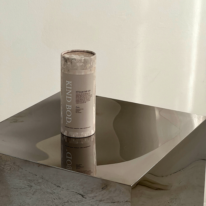 Tubo biodegradable hecho a mano 100% sin plástico, tubo de embalaje de cartón redondo para botella de perfume, aceite esencial