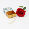 Caja cilíndrica de cartón para joyería de lujo personalizada, embalaje de tubo de papel para reloj, pendientes de piedras preciosas, pulsera, collar, anillo