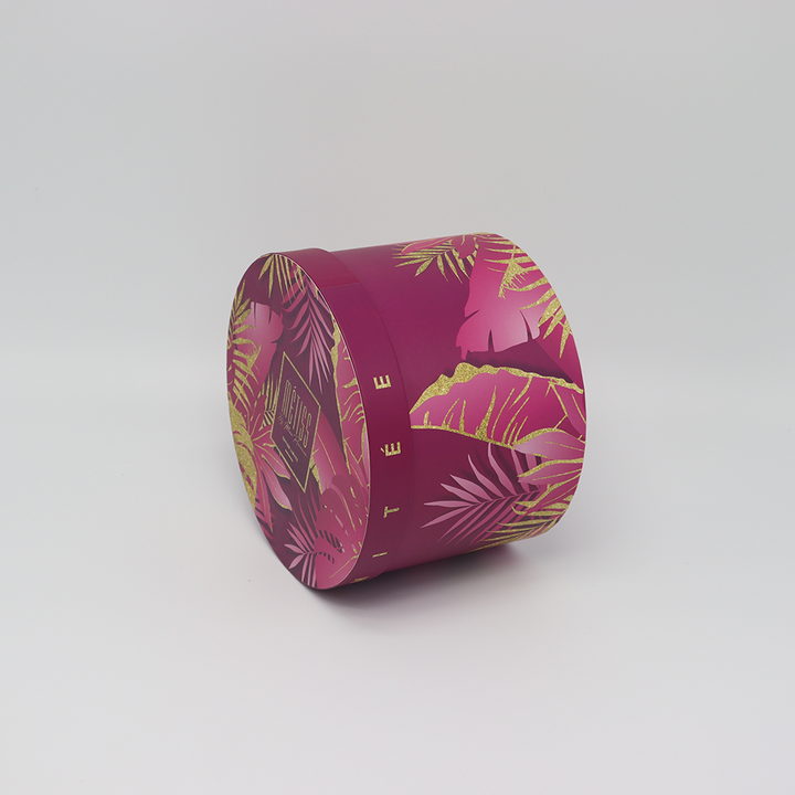 Caja cilíndrica de cartón personalizada respetuosa con el medio ambiente, tubo de papel, embalaje para cuidado de la piel, perfume, flores, regalo de vacaciones, regalo de cumpleaños