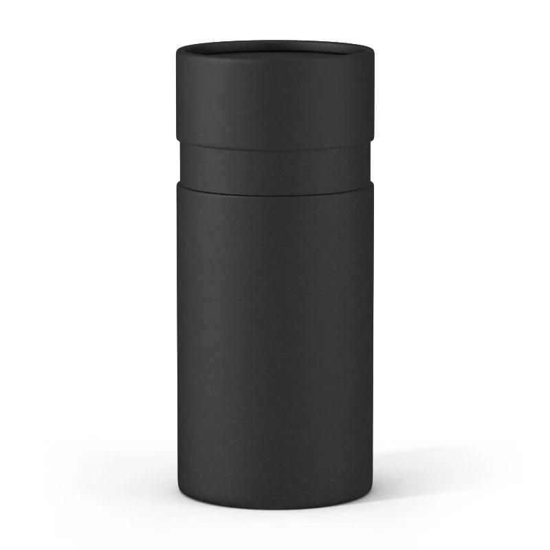 Caja de tubo de papel de embalaje de tarro cosmético Kraft biodegradable de crema de cartón de cilindro redondo reciclable personalizado