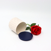 Embalaje cosmético personalizado de alta calidad, caja cilíndrica de cartón, embalaje de tubo de papel con cubierta metálica para crema de GEL para el cuidado de la piel