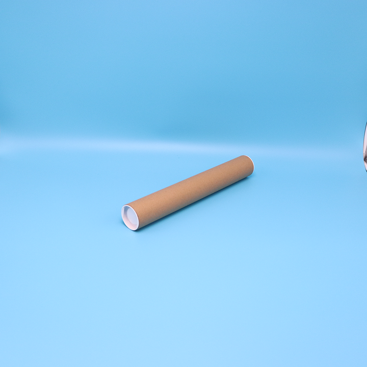 Caja de cilindro de cartón ecológica personalizada, embalaje de tubo de papel para botella, jarrón, papel tapiz, paraguas, bádminton