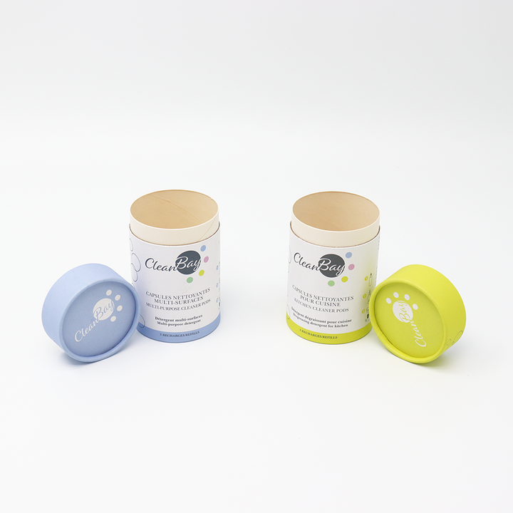 Cilindro biodegradable de la comida que empaqueta el tubo redondo del tubo de papel de Kraft de encargo