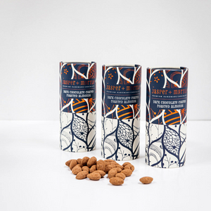 Caja de tubo redondo de impresión personalizada, embalaje de tubo de cartón ecológico para embalaje de tubo biodegradable artesanal de café y chocolate