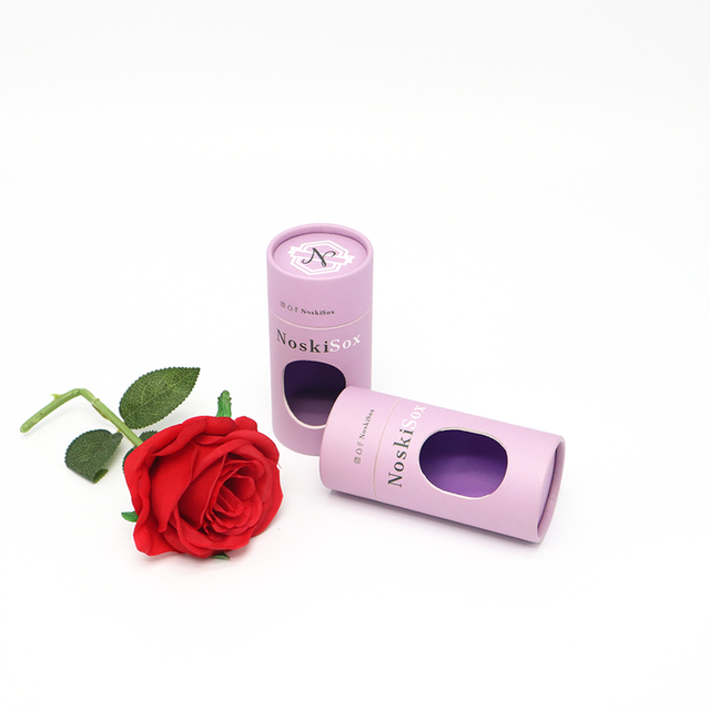 Fabricante de tubos cilíndricos artesanales Kraft vacíos redondos que empaquetan el contenedor del tubo de papel de liar con ventana