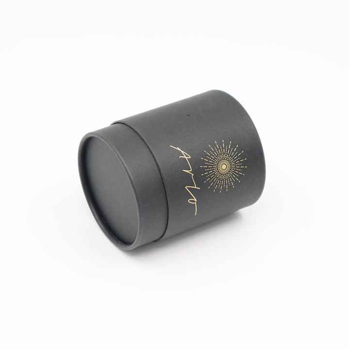 Tubo de papel de empaquetado de encargo respetuoso del medio ambiente de la caja del cilindro de la cartulina del regalo y del arte que empaqueta para la vela