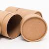 Tubo de papel Kraft personalizado 100% respetuoso con el medio ambiente, embalaje de alimentos, hoja, té, flor, tubo de embalaje