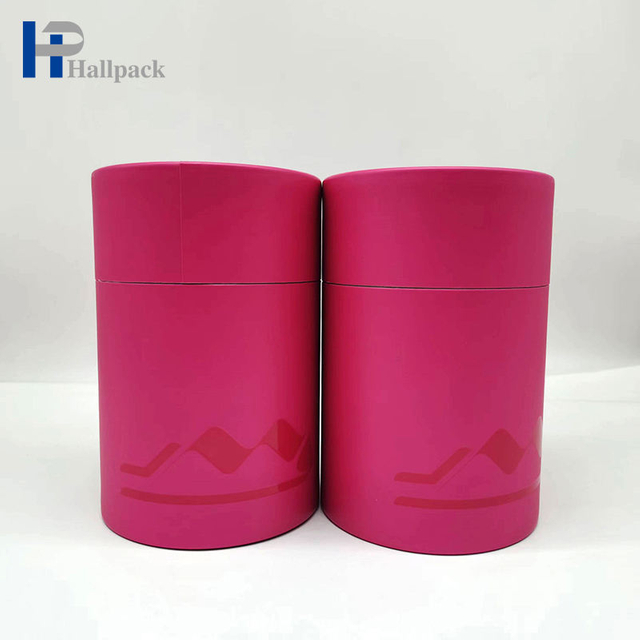 Cilindro de impresión personalizado, caja de regalo de cartón, embalaje de tubo de papel UV