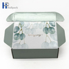 Caja elegante del paquete del regalo de la cartulina de encargo que dobla la caja de papel rígida plegable