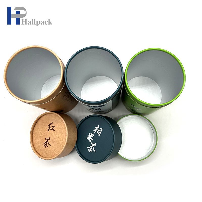 Tubo a dos caras vendedor caliente del tablero del papel del tubo de papel redondo de Kraft para el té