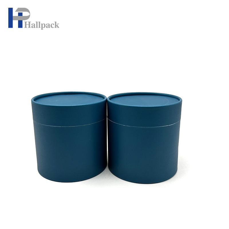 Sal de baño, polvo suelto, tubo de embalaje de papel redondo, tamiz de polvo cosmético, tubo de papel cilíndrico