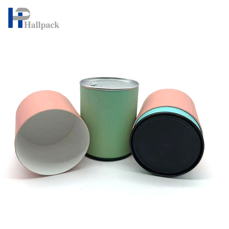 Empaquetado interno del tubo del papel de la cartulina de Eco Kraft del tubo del papel de la cubierta del rasgón fácil