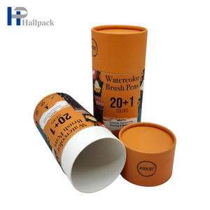 Tubo de papel de empaquetado del lápiz del color del té de los tubos del desodorante del papel de Kraft