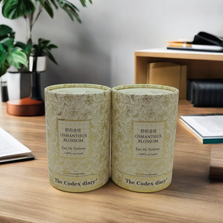 Caja de empaquetado del cilindro impreso de la categoría alimenticia Logotipo rígido personalizado Café Té Cartón Tubos redondos del papel del arte