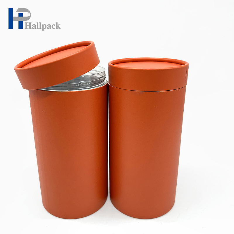 Casquillo vacío amistoso de la torsión de Eco construido en el tubo plástico del papel del cilindro de la botella