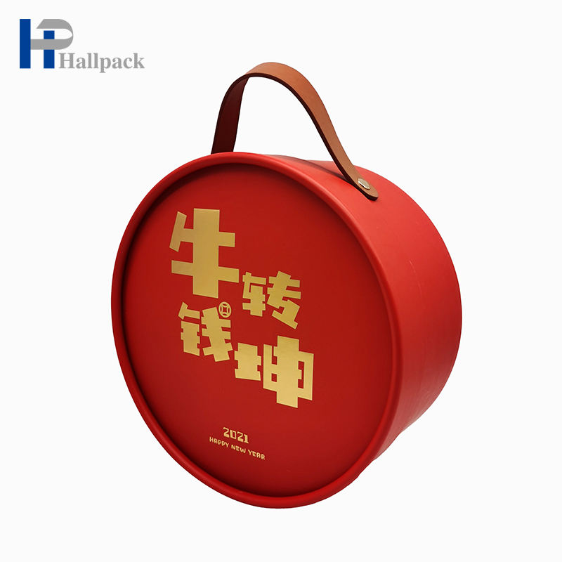 Empaquetado de lujo modificado para requisitos particulares de los tubos del papel de la caja del paquete del regalo de la cartulina