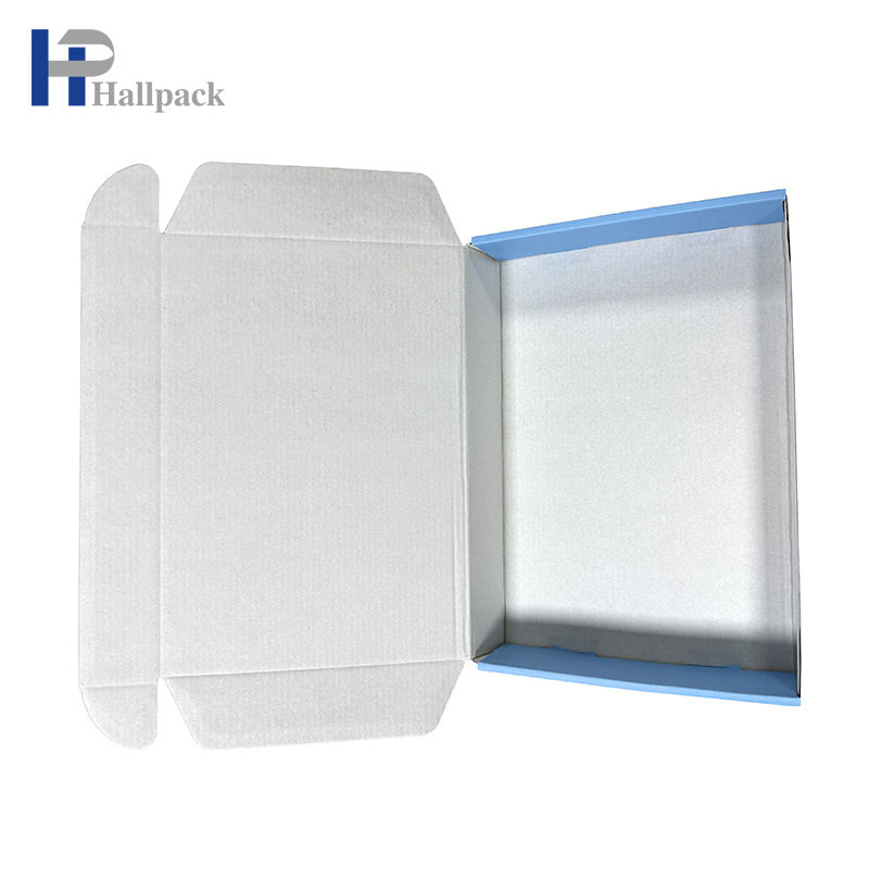 Caja de papel corrugado de diseño gratuito, caja de cosméticos para envío, caja de avión