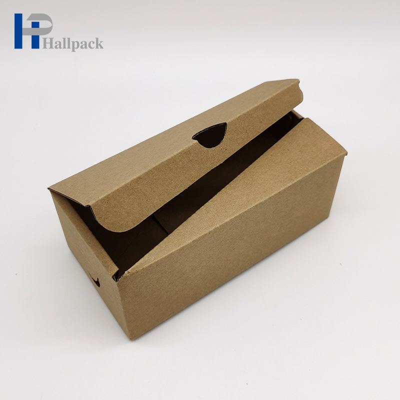 Caja de cartón de embalaje impresa caja de papel corrugado de papel Kraft personalizado