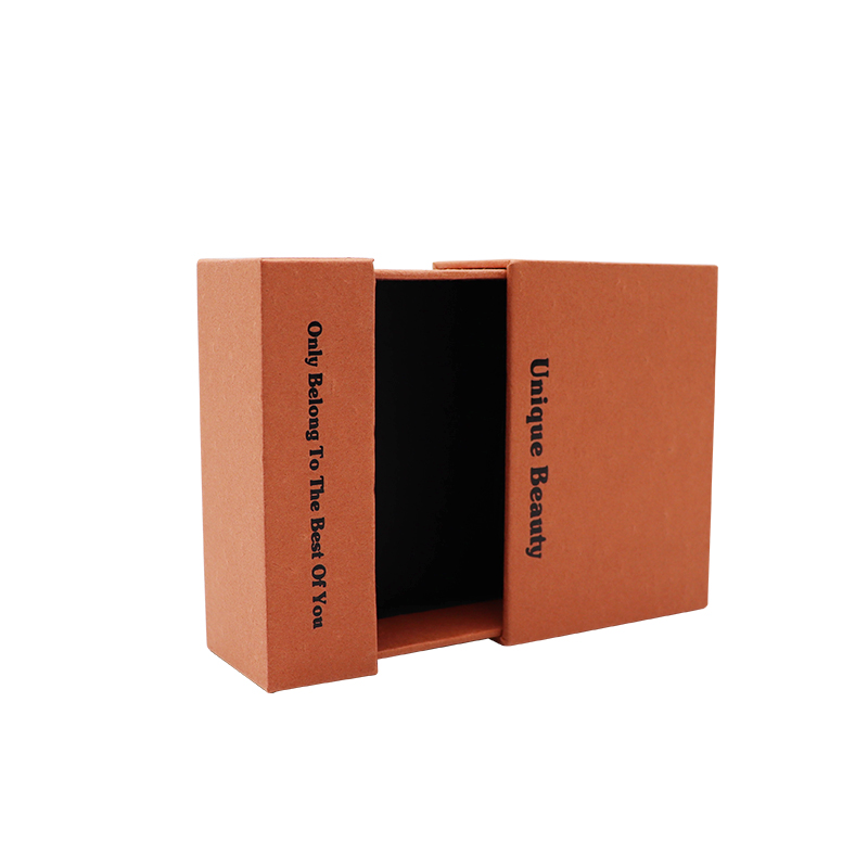 Embalaje rígido de regalos de cajón corredizo con manga con caja de joyero para aretes Anillos