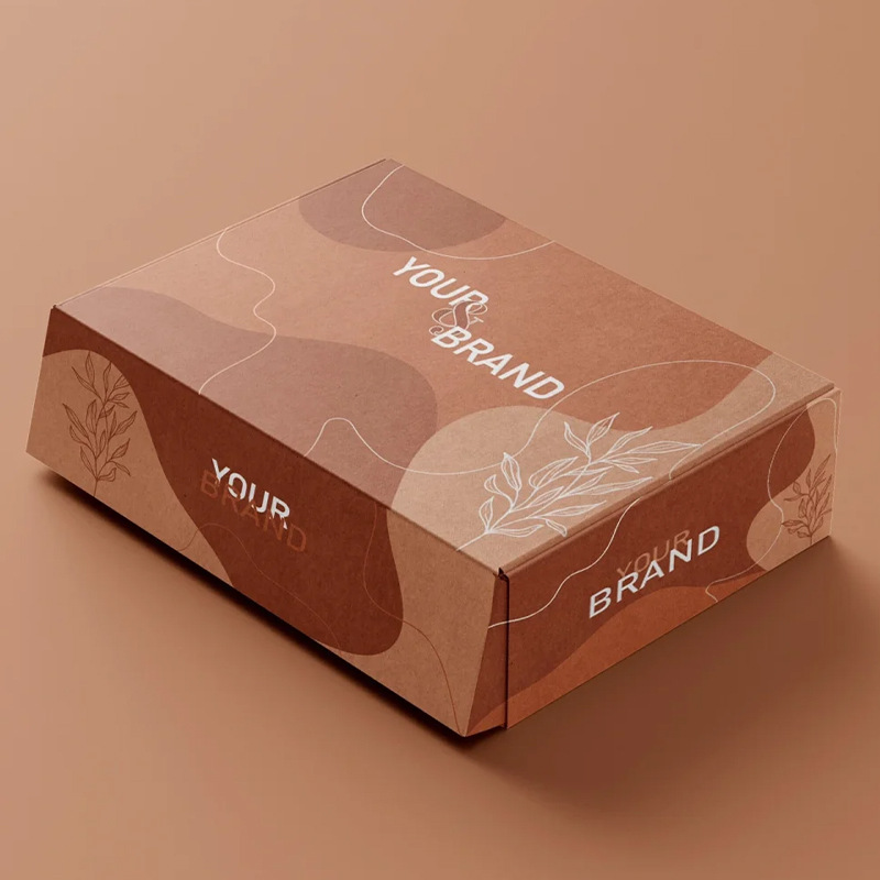 Embalaje de caja de avión de papel con impreso digital personalizado para envío de correo