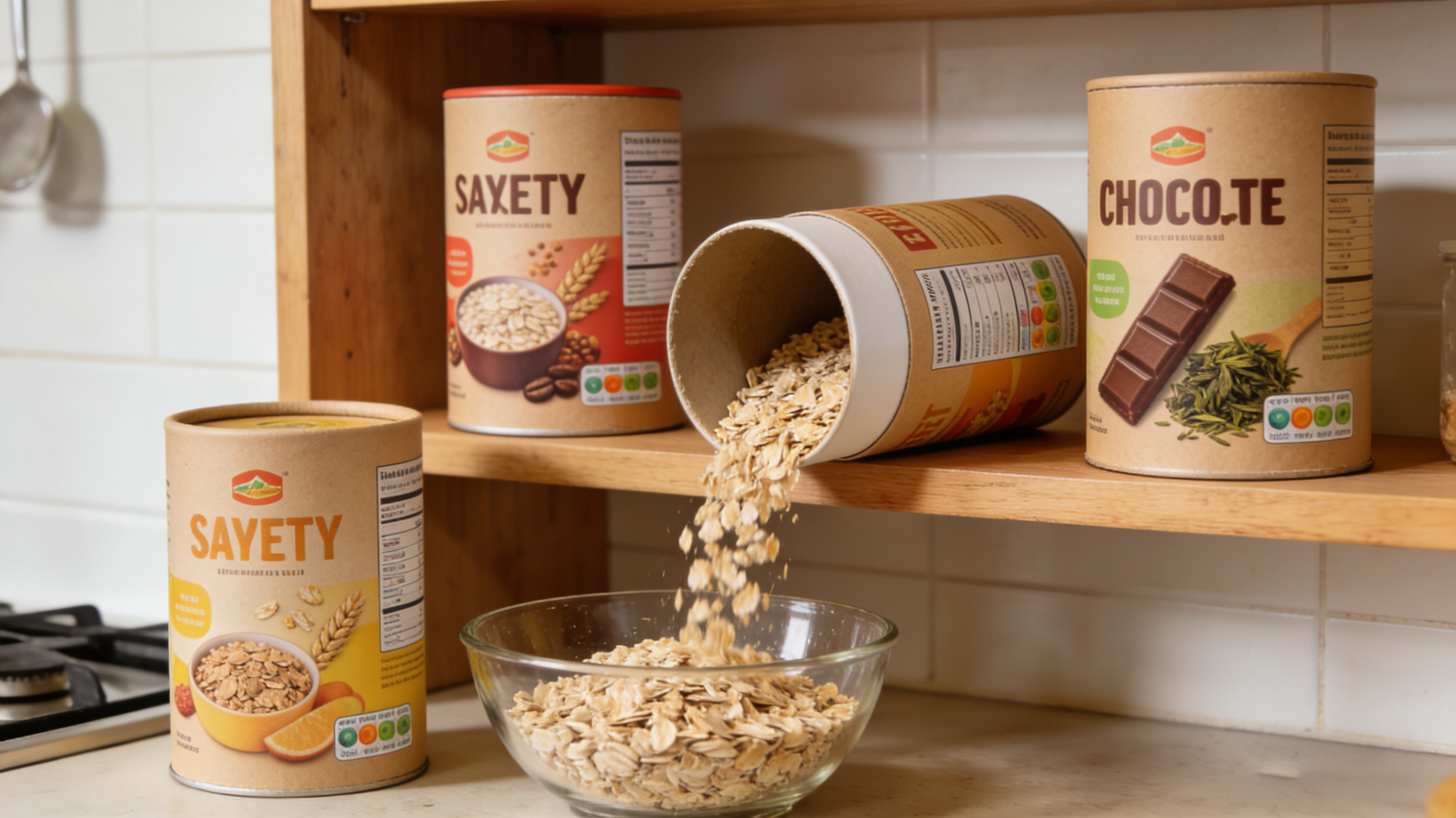 Tubo de papel de regalo