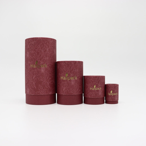 Cartón Kraft reciclable para almacenamiento, cajas de tubos de embalaje de camisetas, papel artesanal en relieve redondo biodegradable