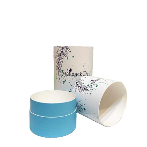 Embalaje de papel Kraft de borde plano ecológico Hallpack para embalaje de tubos de cartón artesanales de rompecabezas de moda para velas