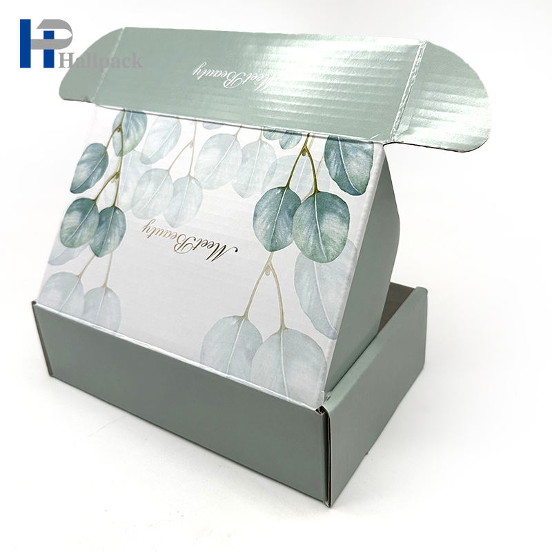 Caja de envío de encargo amistosa de papel corrugado de la caja de cartón de Eco que empaqueta para el regalo de cumpleaños del día de fiesta