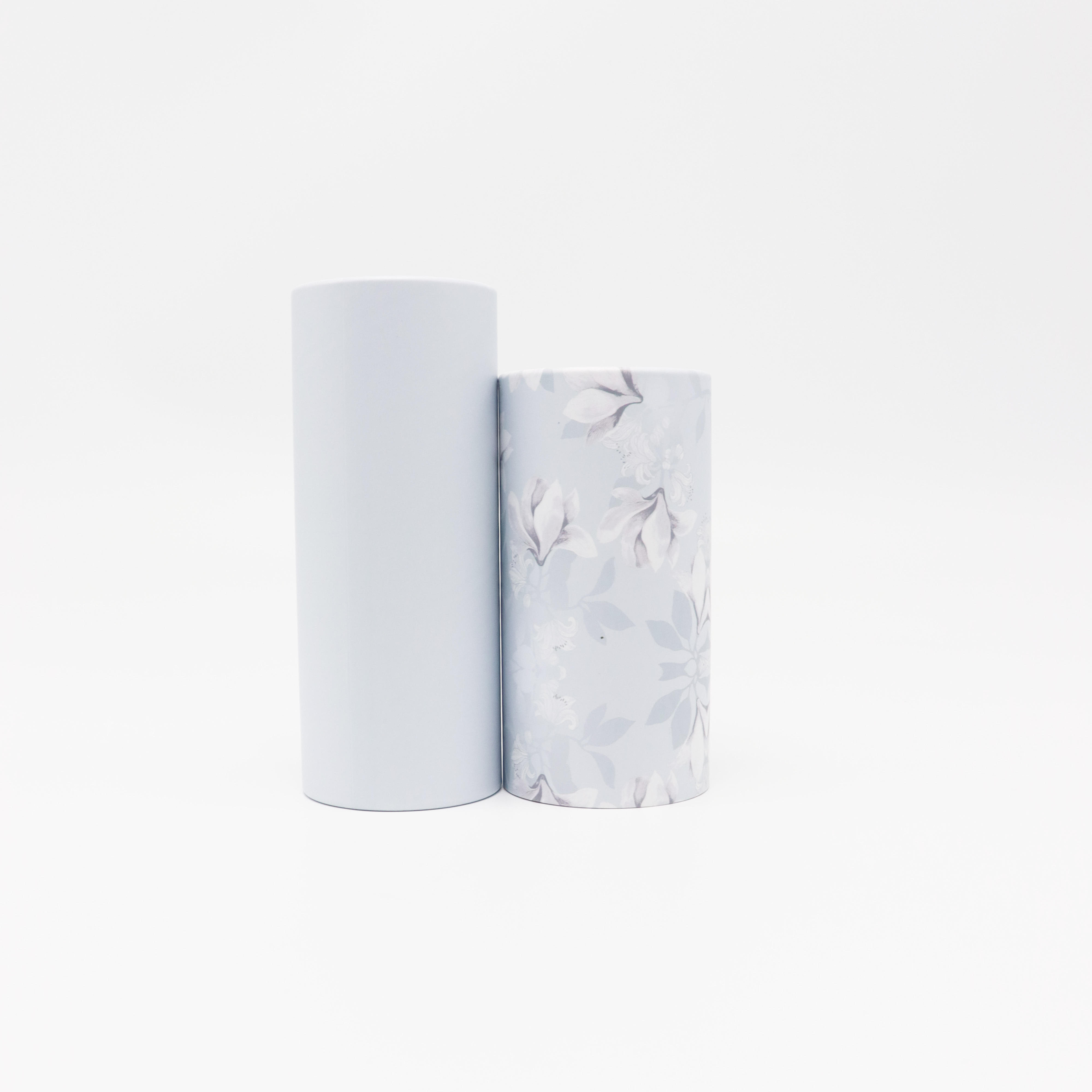 Caja de papel de empaquetado del tubo amistoso de encargo de la cartulina de Eco de la categoría alimenticia para el empaquetado del café y del té