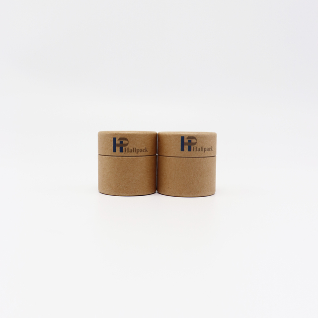 Envases vacíos de cartón cosmético respetuosos con el medio ambiente, frascos de embalaje de tubos de papel para embalaje de manteca de karité en polvo a granel