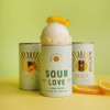 Cilindro de cartón creativo personalizado, contenedor de helado de calidad alimentaria con tapa metálica, tubo de papel, paquete de papel de aluminio de pared interior