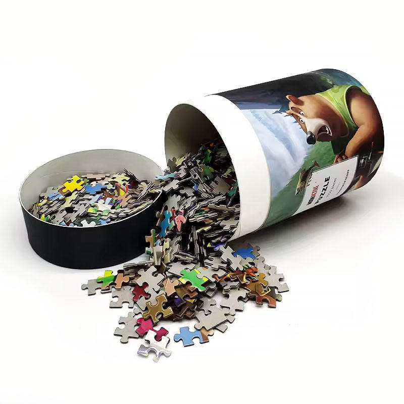 Empaquetado de encargo amistoso del tubo del papel de la caja del cilindro de la cartulina del regalo y del arte de Eco para los niños