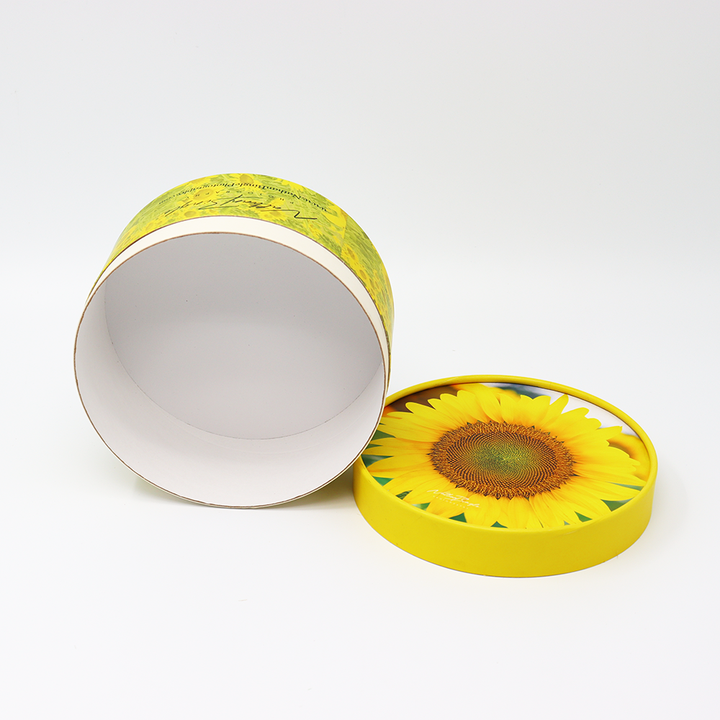 Embalaje de tubo biodegradable de diseño de lujo, caja de tubo redondo, embalaje de tubo de papel personalizado para galletas, pasteles y chocolate