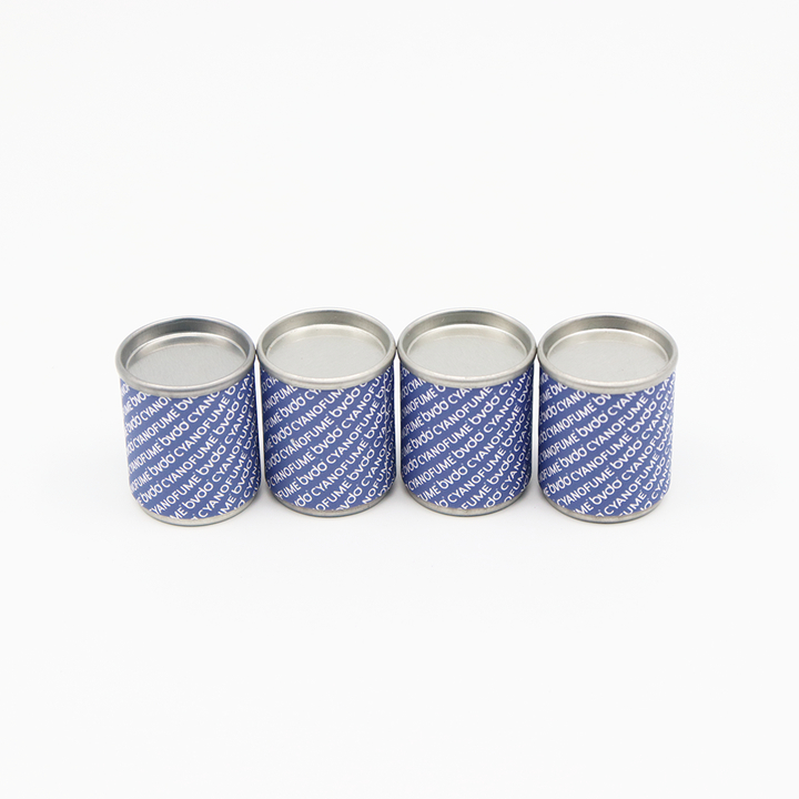 Embalaje cosmético personalizado de alta calidad, tubo de papel cilíndrico de cartón para perfume, esmalte de uñas, aceite esencial CBD