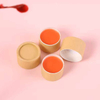 Tubo cosmético de encargo biodegradable del papel de la caja del cilindro de la cartulina que empaqueta para el corrector de la crema facial