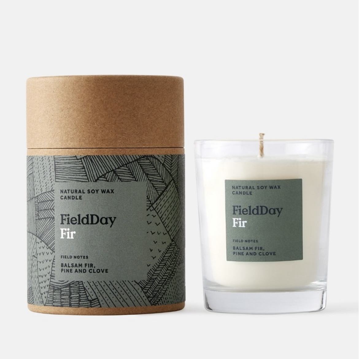 Reciclado 100% con cilindro de cartón de tamaño personalizado, embalaje de tubo de vela Kraft, caja de tubo redondo para vela perfumada