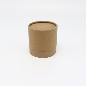 Tubos cosméticos de papel biodegradables Tubos Kraft en blanco