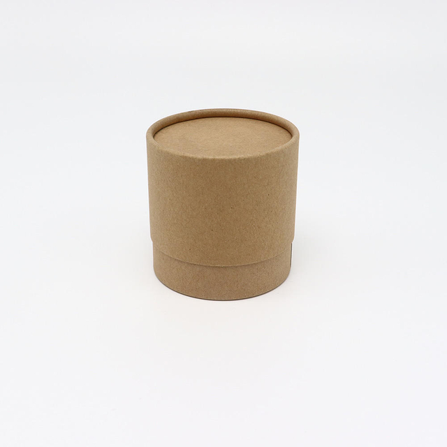 Tubos cosméticos de papel biodegradables Tubos Kraft en blanco