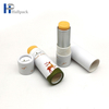 Embalaje de tubo de lápiz labial de papel Kraft biodegradable, diseño de marca, plato de papel Kraft giratorio, vela, uso artesanal, características, logotipo impreso