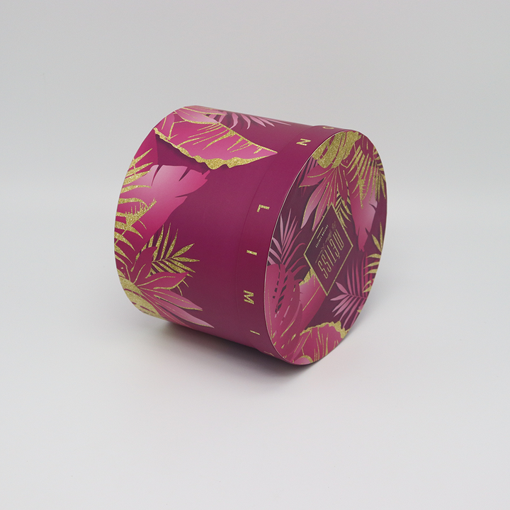 Caja cilíndrica de cartón personalizada respetuosa con el medio ambiente, tubo de papel, embalaje para cuidado de la piel, perfume, flores, regalo de vacaciones, regalo de cumpleaños