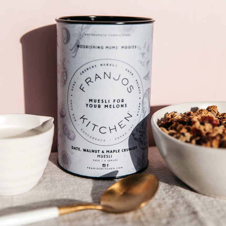 Embalaje personalizado con tapa e inferior de metal de papel Kraft de calidad alimentaria, productos alimenticios saludables, embalaje estilo lata para café y té