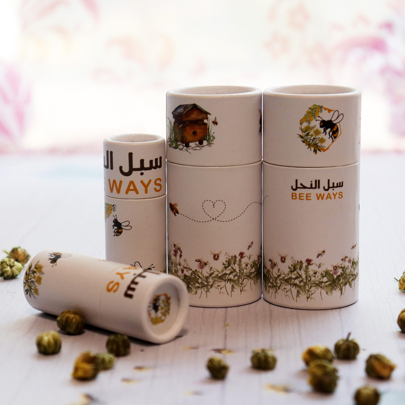Diseño de marca Embalaje biodegradable Cartón Push Up Desodorante Envases en barra Blanco Negro Marrón Kraft Tubo de papel bálsamo labial