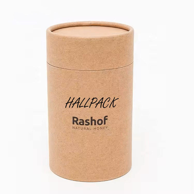 Bote de empaquetado del té del tubo del papel del té del tubo de papel biodegradable de Kraft